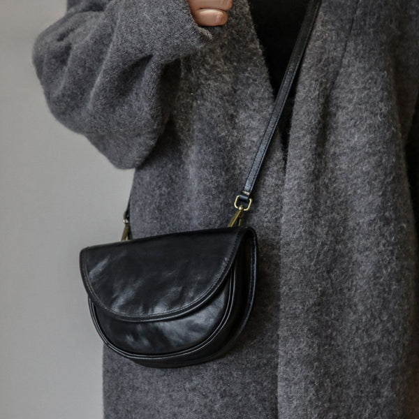 Womens Mini Genuine Leather Crossbody Bag Waist Bag