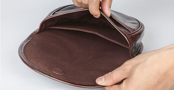 Womens Mini Genuine Leather Crossbody Bag Waist Bag Fashion