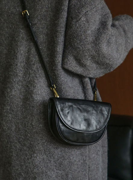 Womens Mini Genuine Leather Crossbody Bag Waist Bag Funky