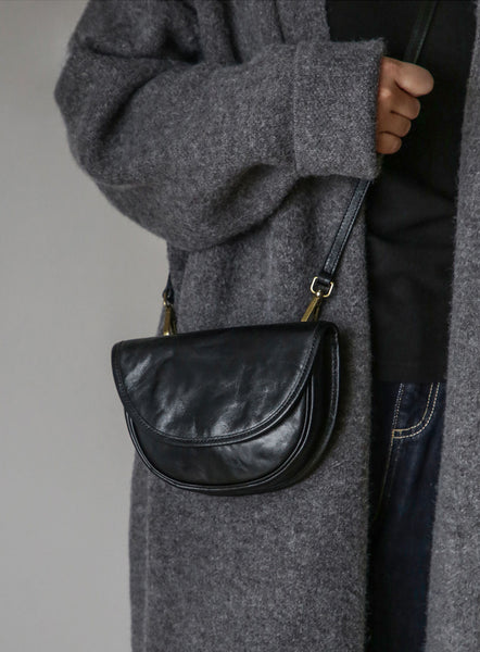 Womens Mini Genuine Leather Crossbody Bag Waist Bag Genuine-Leather