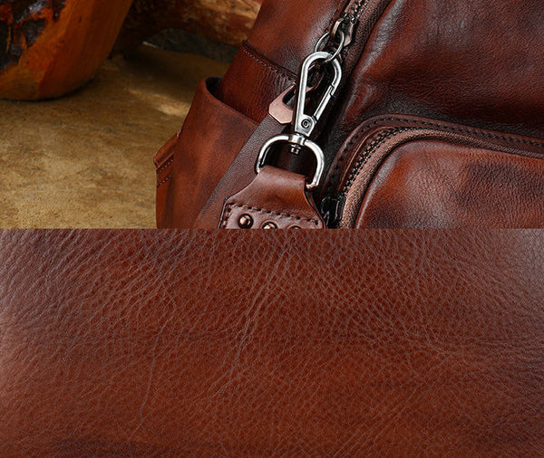 Womens Mini Leather Rucksack Shoulder Bag Leather Backpack Purse For Women Details