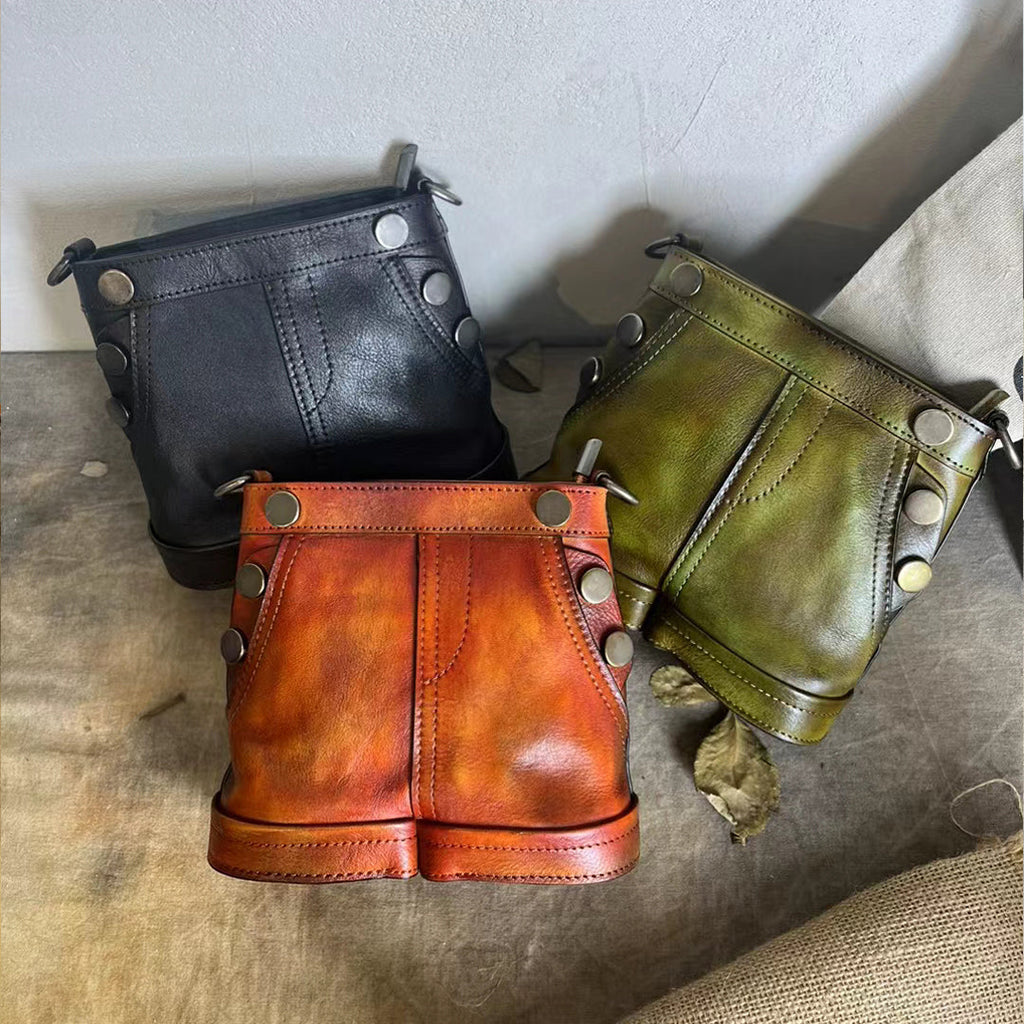 FOSSIL Issue 1954 Leather Satchel/ Crossbody Handbag /b – Pathway Market