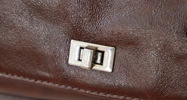 Womens Mini Vegetable Tanned Leather Backpack Top Handle Crossbody Bag Details