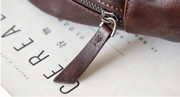 Womens Mini Vegetable Tanned Leather Backpack Top Handle Crossbody Bag Mini