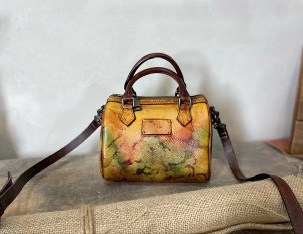 Womens Small Shoulder Bags Genuine Leather Handbags For Women Handmade