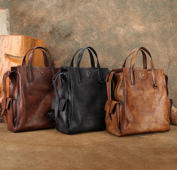 Women’s Leather Backpack Purse Retro Travel Daypack Handbag