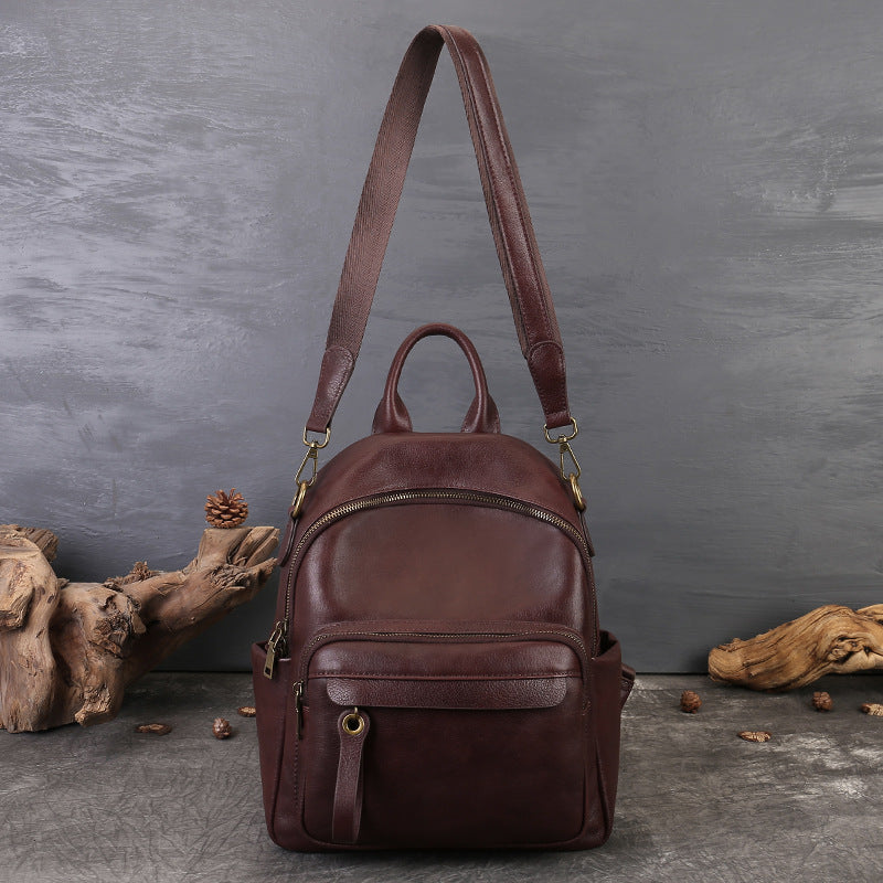 backpack style purses leather CLUCI Purse for Women Fashion Designer Travel Large Ladies Shoulder Bags with Tassel, Brown mini backpack crafted from full grain American leather Rcrirth PU Leather Backpack Purse