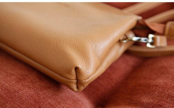 Womens Trendy Shoulder Bags Genuine Leather Crossbody Bags Details