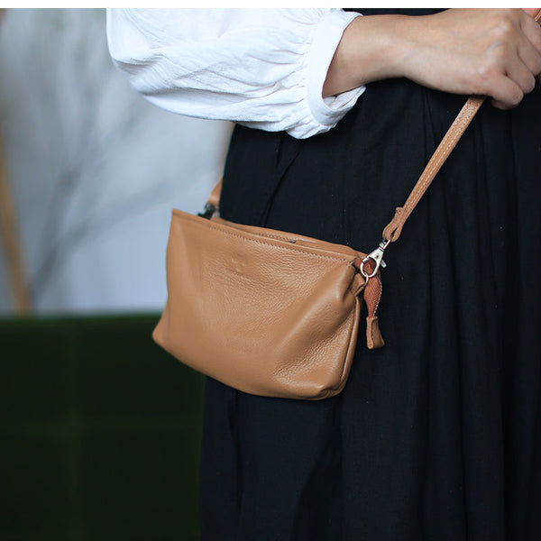 Womens Trendy Shoulder Bags Genuine Leather Crossbody Bags Elegant