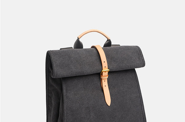 Womens Vintage Canvas Backpack Purse Laptop Rucksack Bag Fashionable