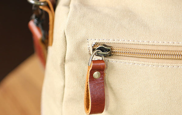 Womens Vintage Canvas Leather Crossbody Bag Small Box Handbag Durable