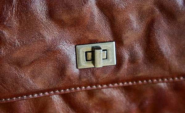 Womens Vintage Genuine Leather Ruched Box Bag Top Handle Crossbody Purse Cute