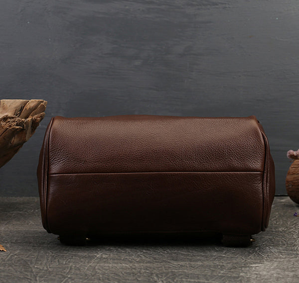 Womens Vintage Leather Backpack Bag Genuine Leather Backpack Purse Details