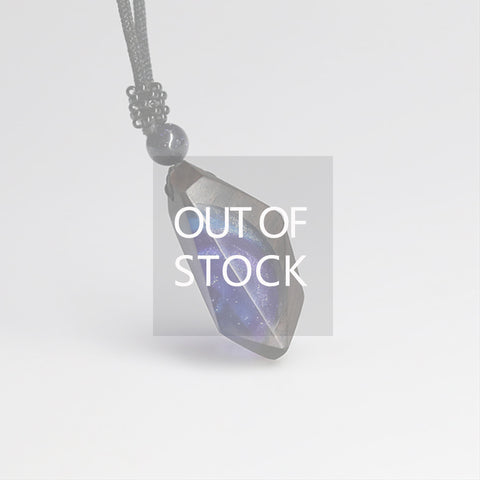 Unique Handmade Wood and Resin Pendant Necklace Jewelry