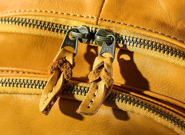 Vintage Ladies Leather Rucksack Stylish Backpacks For Women