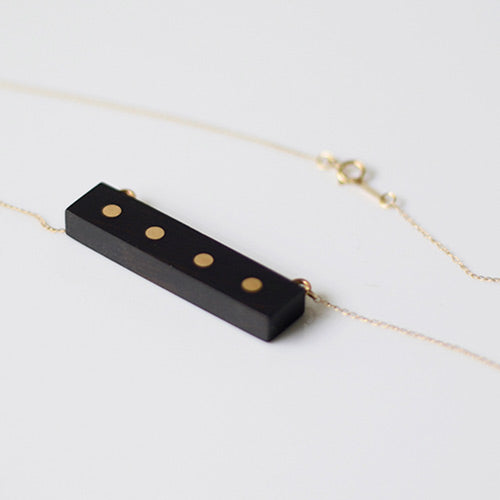 unique Gold Wood Pendant Necklace Handmade Jewelry Accessories Women