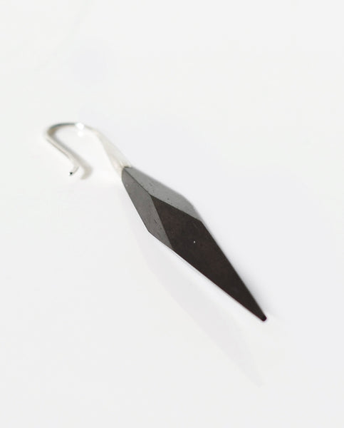 Handmade Wood Sterling Silver Drop Earrings Unique Jewelry Accessories for Women