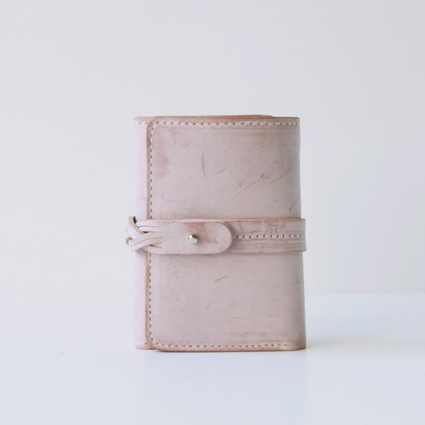 Cute Womens Pink Leather Wallet Purse Small Triple Wallets for Women