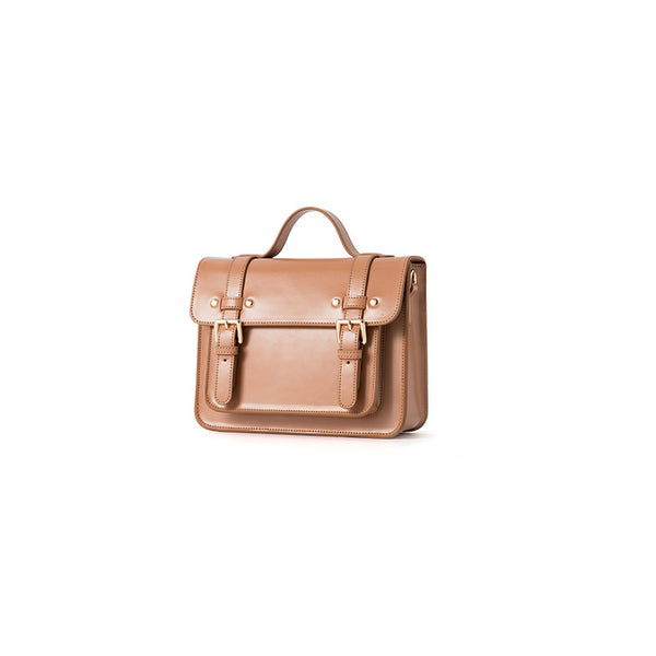 Womens Brown Leather Satchel Bag Crossbody Bags Handbags for Women