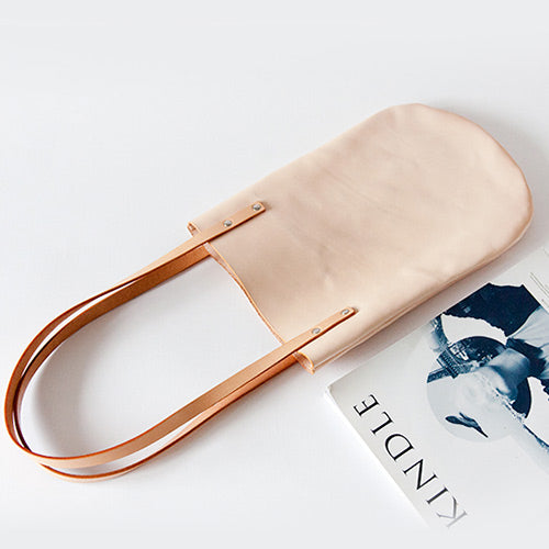 Vintga Handmade Leather Tote Bag Laptop Bag Shoulder Bag Handbags Women