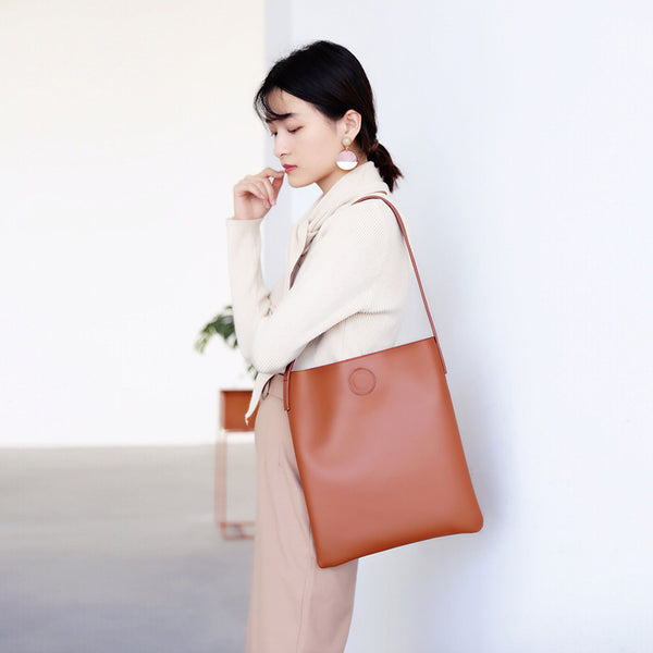 Original Genuine Leather Tote Bag Handbag Shoulder bag Purse Gifts for Women