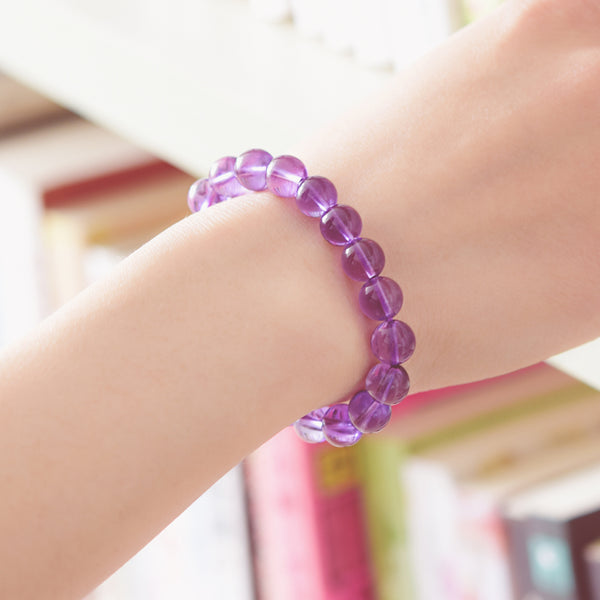 Amethyst Beaded Bracelet Handmade Jewelry Accessories Gifts for Women