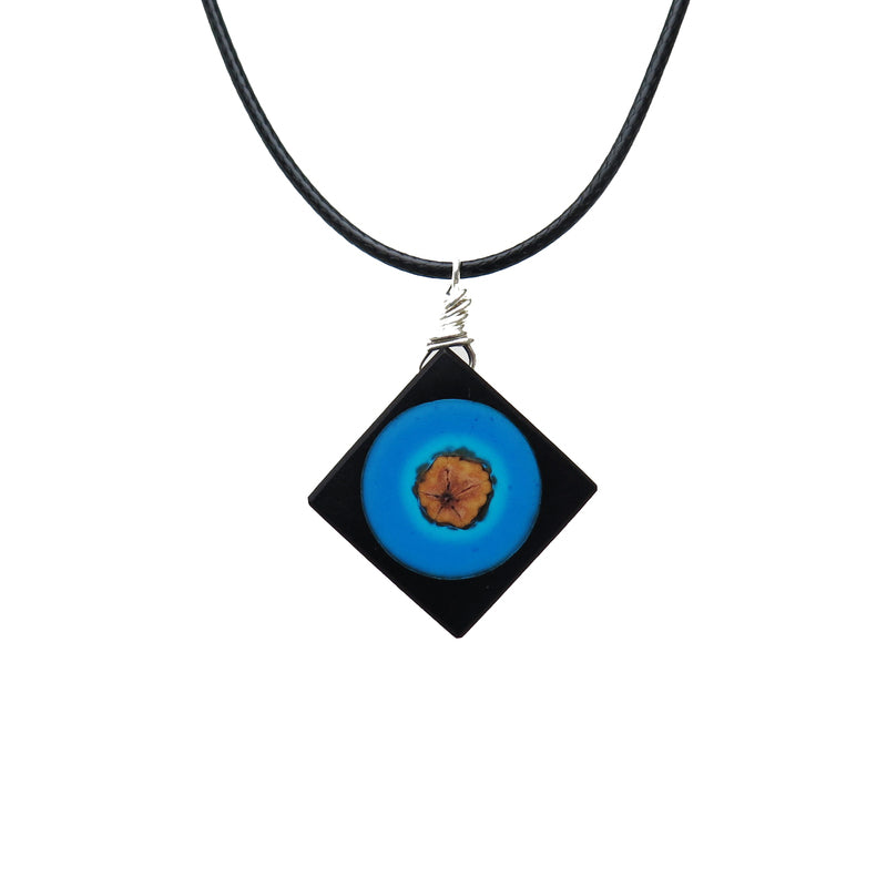 Handmade Wood Resin Pendant Necklace Jewelry Accessories Gift For Women Men