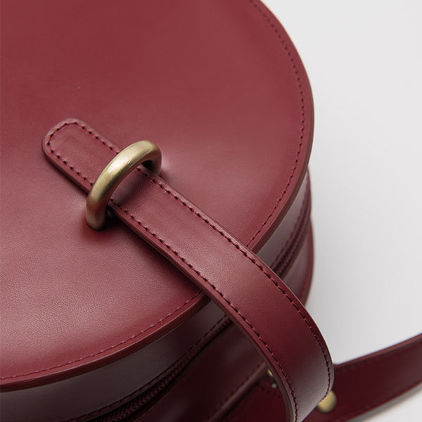 Vintage Genuine Leather Backpacks Travel Bag Laptop Bag Women