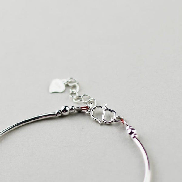 Tourmaline Tiny Bead Bracelet in Sterling Silver Handmade Jewelry Accessories Women