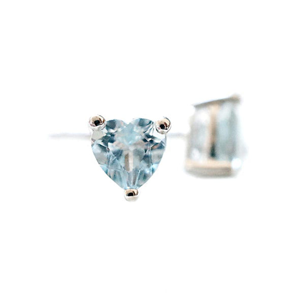 Aquamarine Earrings March Birthstone Blue Gems