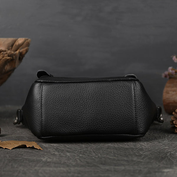 Small Women's Genuine Leather Satchel Handbags Crossbody Purse  For Women Durable