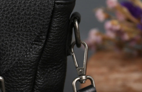 Small Women's Genuine Leather Satchel Handbags Crossbody Purse  For Women Handmade