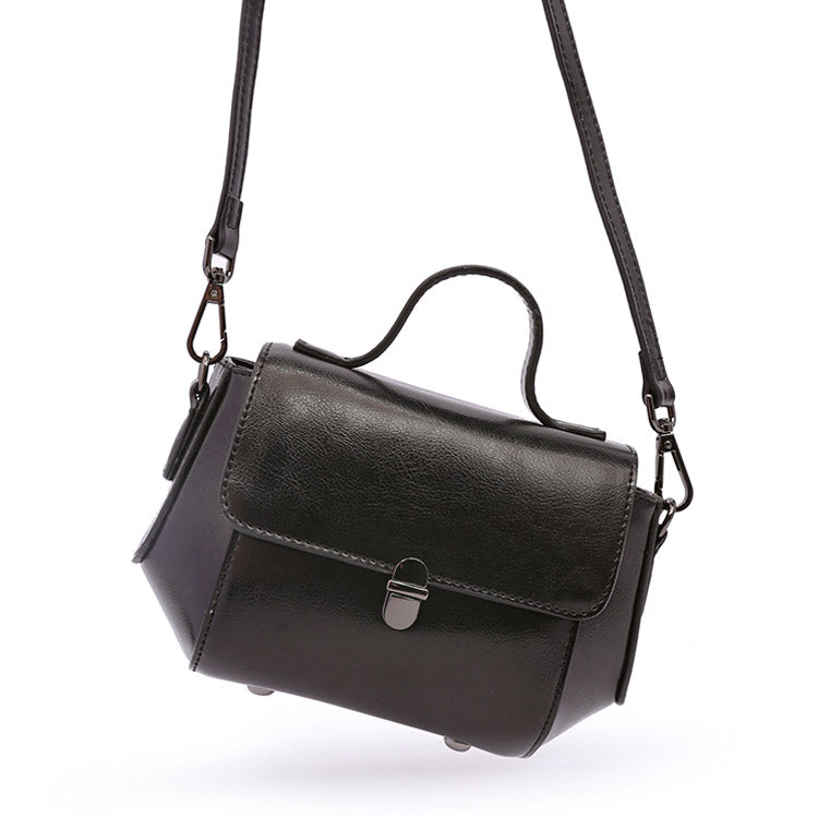 Black Leather Womens Crossbody Bags Leather Handbags for Women Boutique