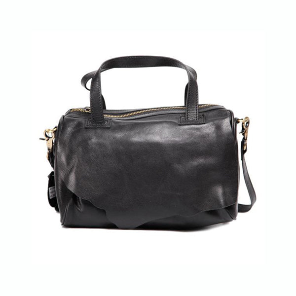 Black Leather Womens Handbags Crossbody Bags Shoulder Bag for Women Black