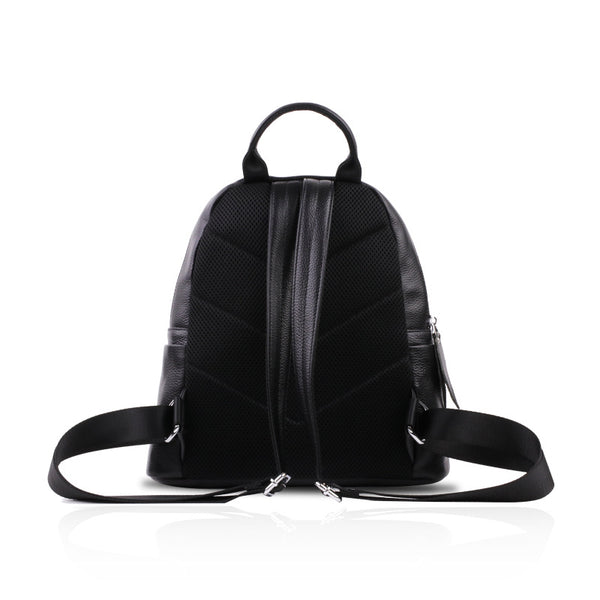 Black Leather Womens Rucksack Fashion Backpacks For Women Best
