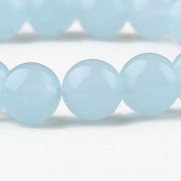 Blue Jasper Beaded Bracelets Handmade Gemstone Jewelry Accessories Gift for Women cute