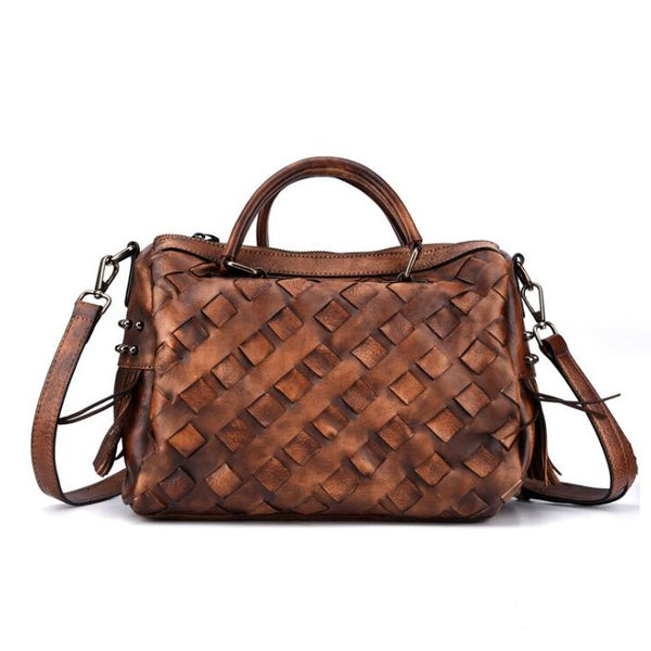 Boho Women's Leather Handbags Purse Crossbody Sling Bag For Women Affordable