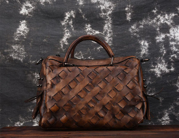 Boho Women's Leather Handbags Purse Crossbody Sling Bag For Women Cool