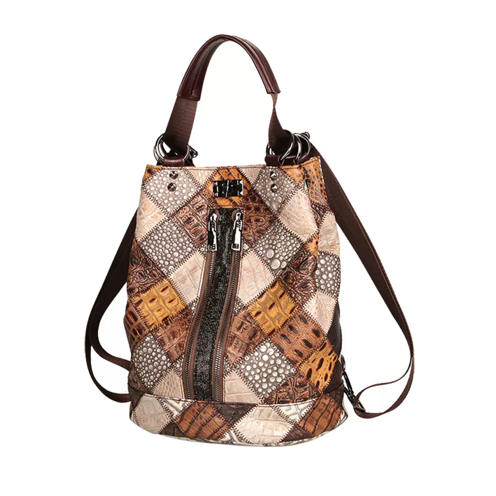 Boho Style Sling Backpack Vintage Fabric Crossbody Bag - Temu