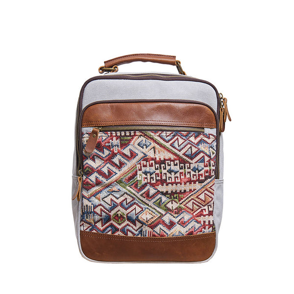 Medium Canvas Rucksack Trendy Zip Backpack Purse Laptop Backpacks for Women Beautiful