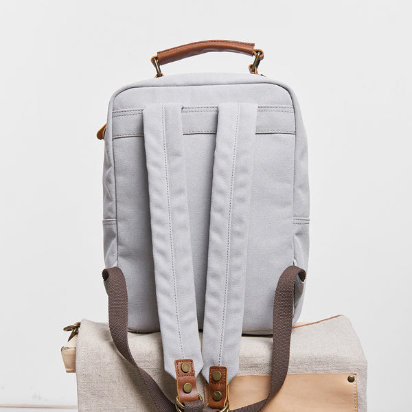 Medium Canvas Rucksack Trendy Zip Backpack Purse Laptop Backpacks for Women Quality