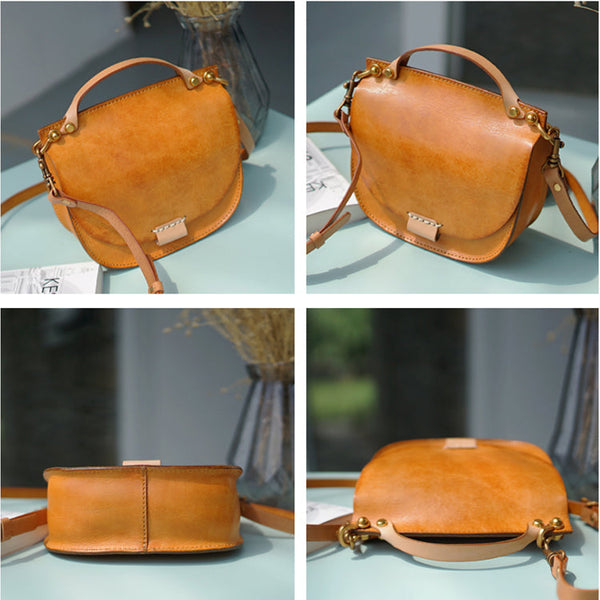 Leather Crossbody Purse Cross Shoulder Bag For Women Casual