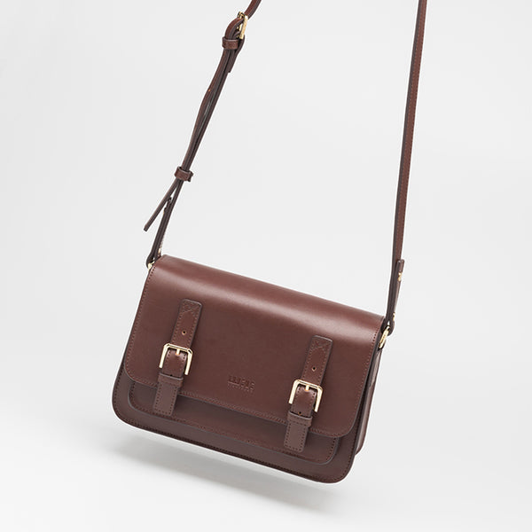 Brown Leather Womens Leather Crossbody Bags Satchel Bag for Women
