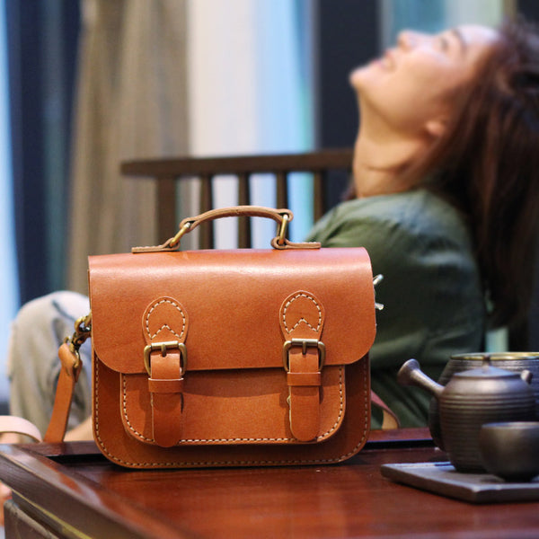 Brown Leather Womens Satchel Bag Handbags Crossbody Bags for Women best