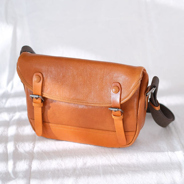Vintage Women's Leather Satchel Bag Crossbody Purse for Women
