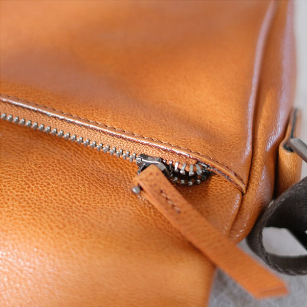 Casual Womens Genuine Leather Satchel Bag Cross Shoulder Bag for Women Fashion