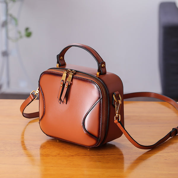 Chic Cube Bag Womens Leather Crossbody Bags Shoulder Bag for Women Accessories