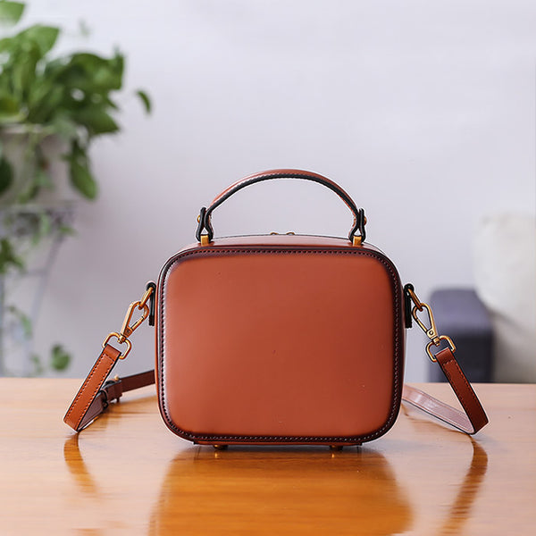 Chic Cube Bag Womens Leather Crossbody Bags Shoulder Bag for Women Boutique