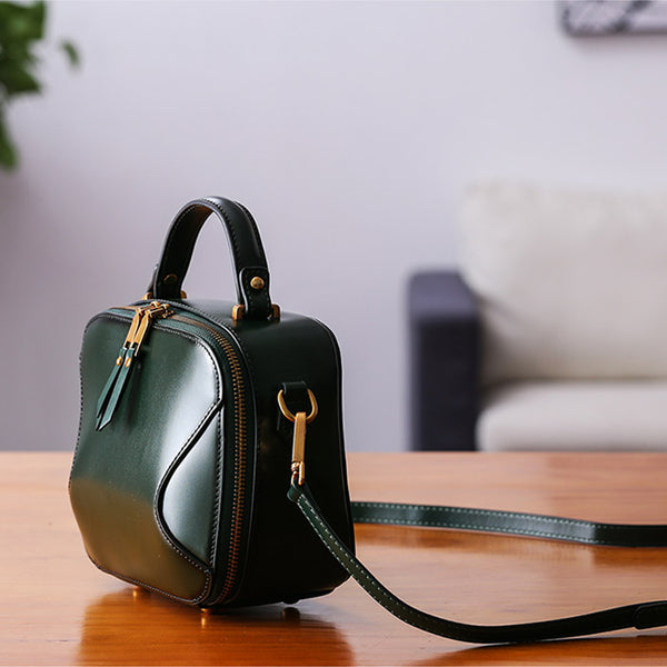Chic Cube Bag Womens Leather Crossbody Bags Shoulder Bag for Women girlfriend