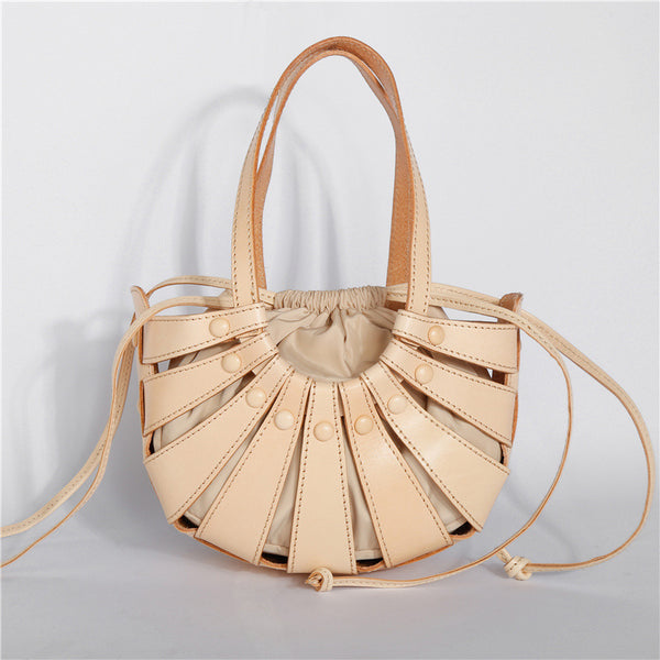 Chic Women's Genuine Leather Handbags Small Leather Crossbody Bag For Women Aesthetic